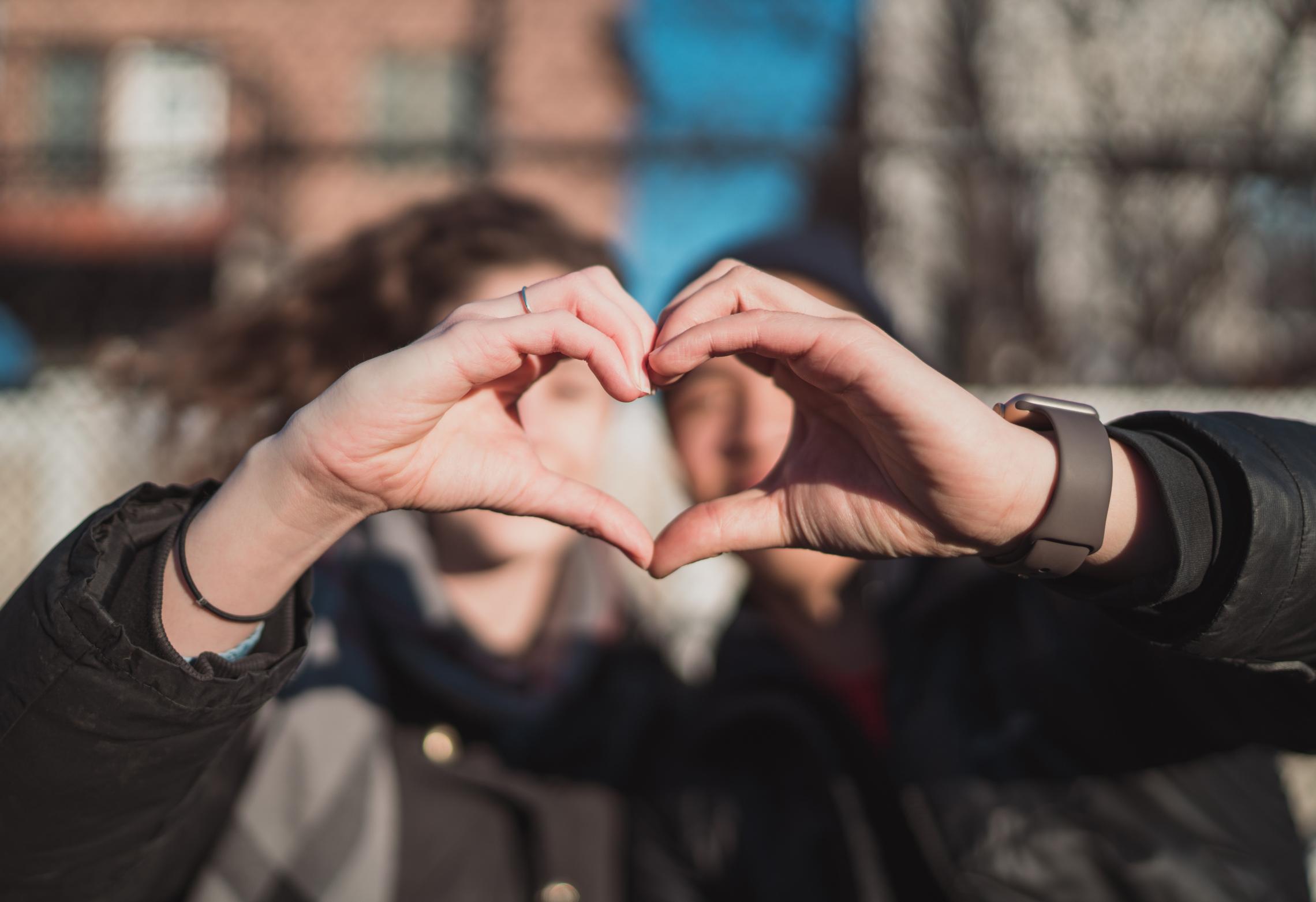 Hand hearts